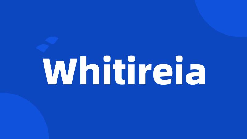 Whitireia