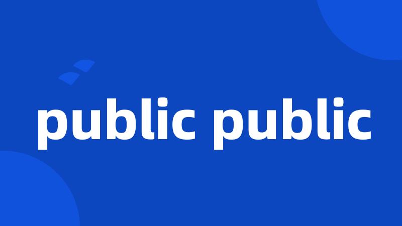 public public