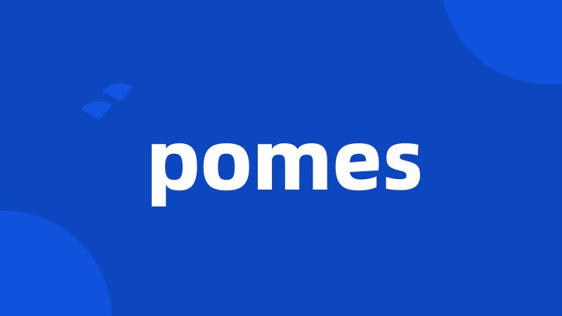 pomes