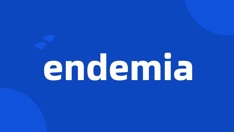 endemia