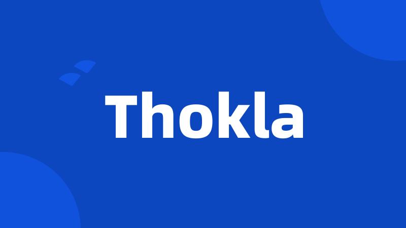 Thokla