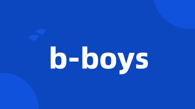b-boys