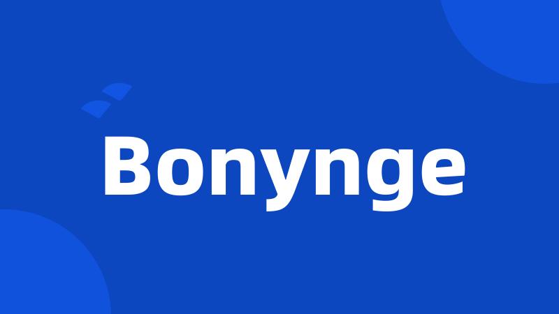 Bonynge
