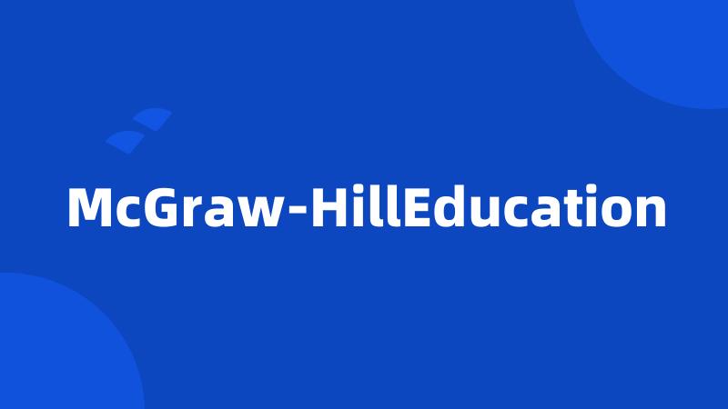 McGraw-HillEducation