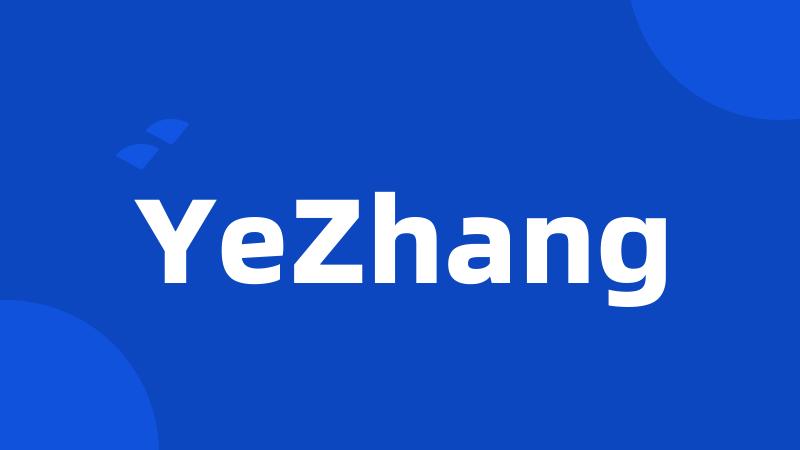 YeZhang