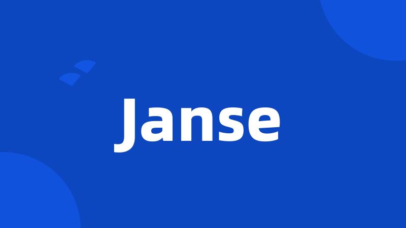 Janse