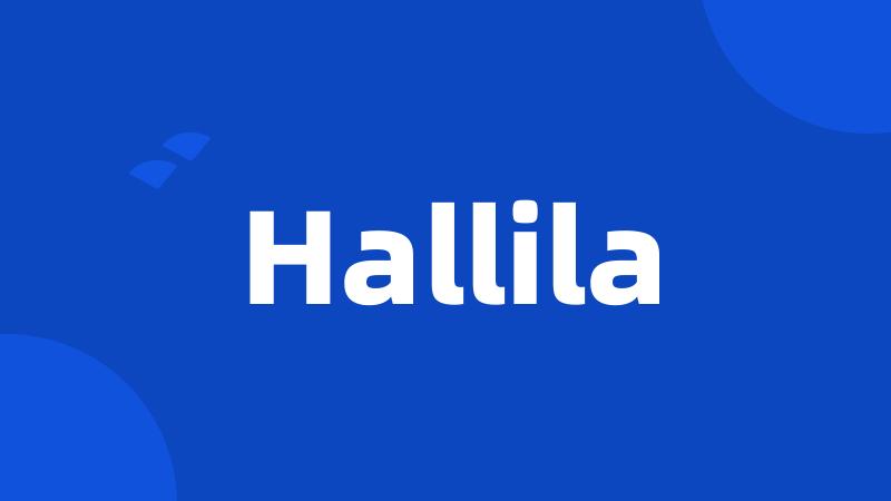 Hallila