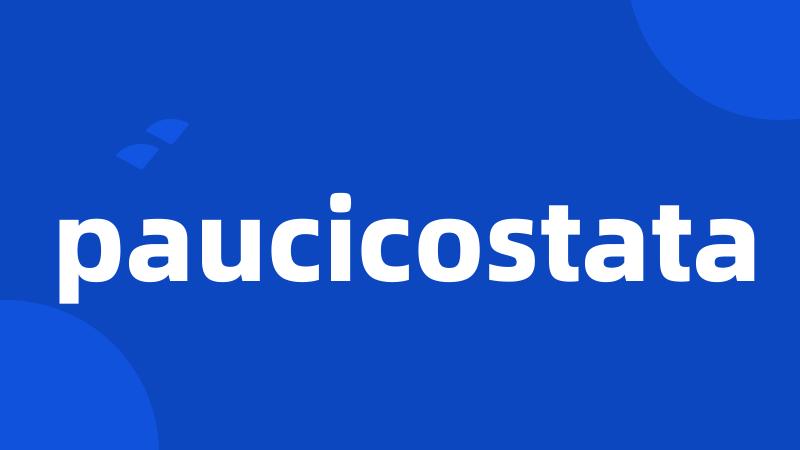 paucicostata