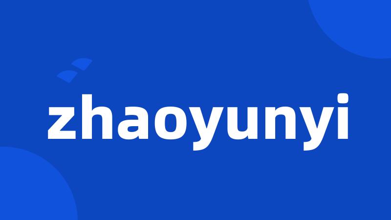 zhaoyunyi