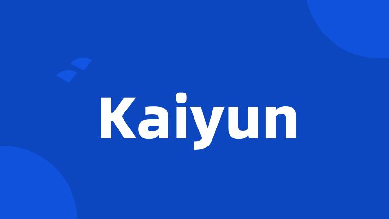 Kaiyun