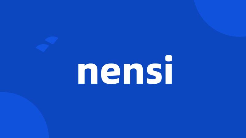 nensi