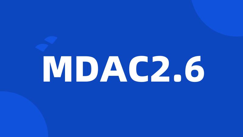 MDAC2.6