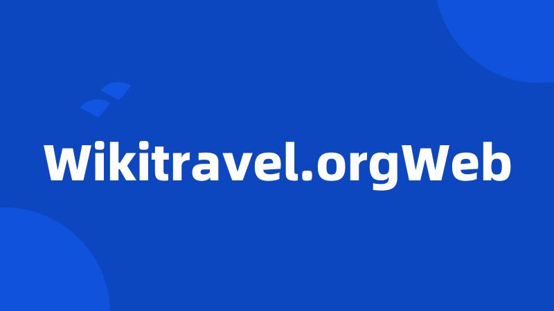 Wikitravel.orgWeb