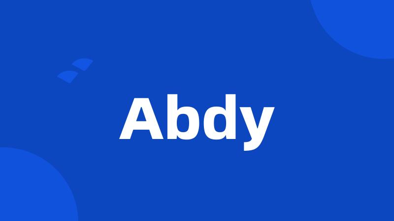 Abdy