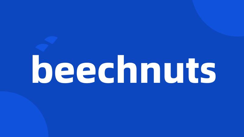 beechnuts
