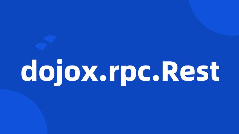 dojox.rpc.Rest