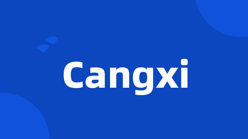 Cangxi