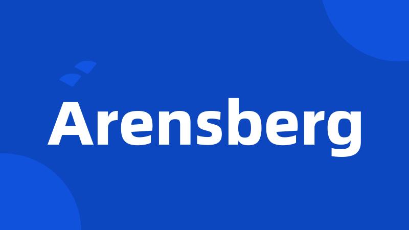 Arensberg