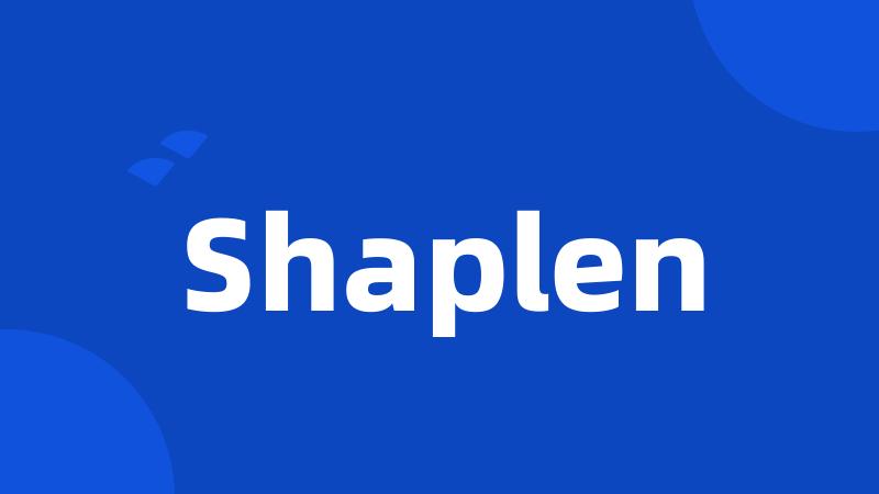 Shaplen