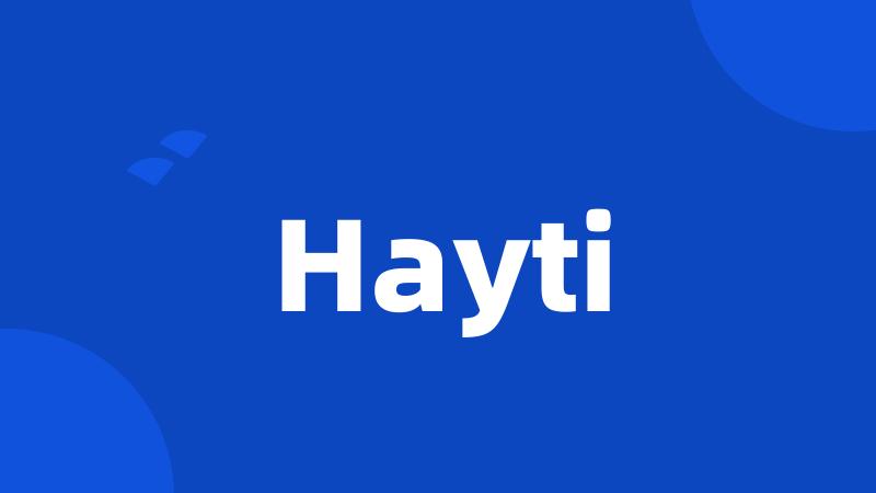 Hayti