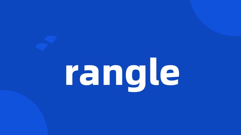 rangle