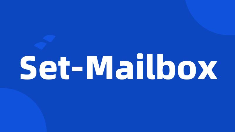 Set-Mailbox