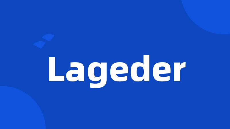 Lageder