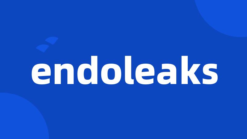 endoleaks