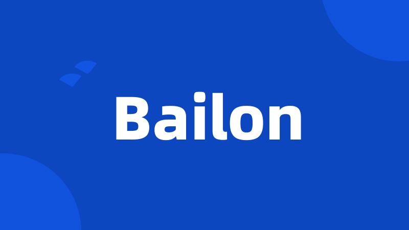 Bailon