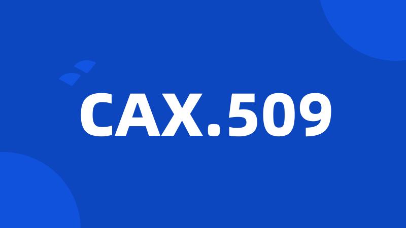 CAX.509