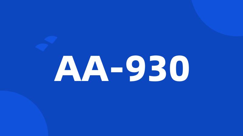 AA-930