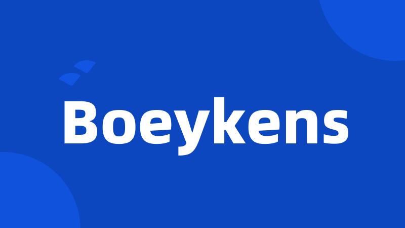 Boeykens