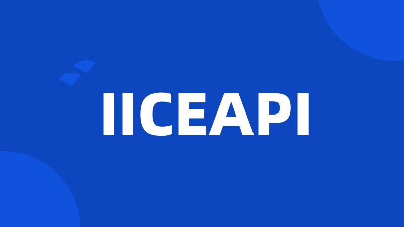 IICEAPI