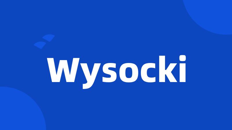 Wysocki