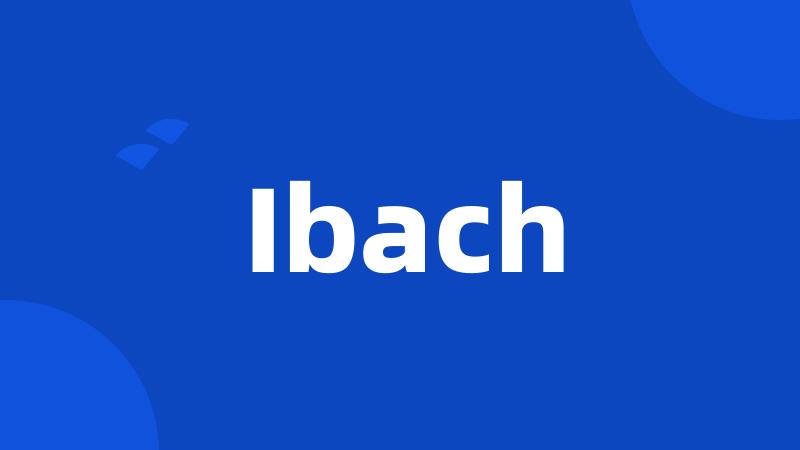 Ibach