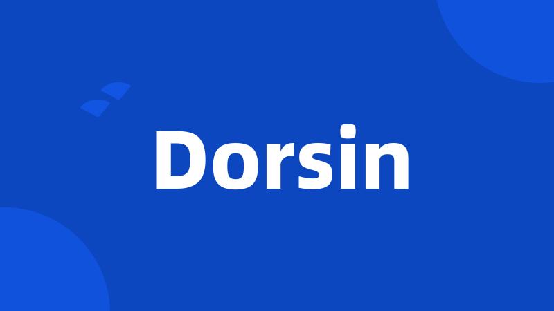 Dorsin