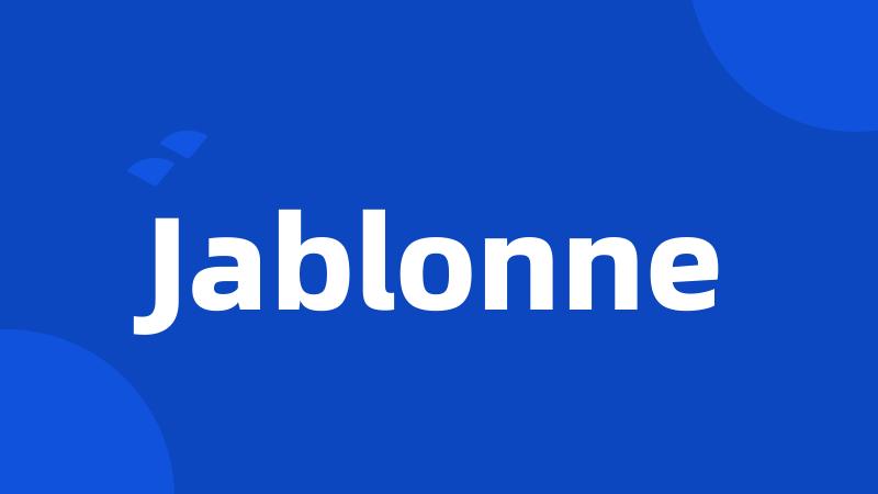 Jablonne