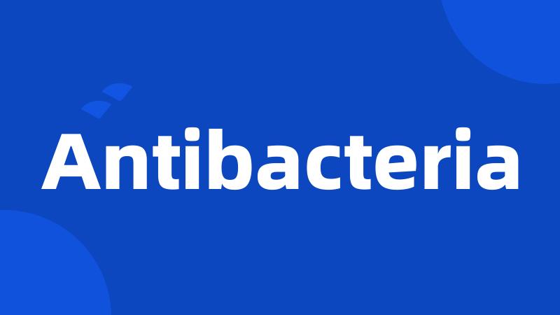 Antibacteria