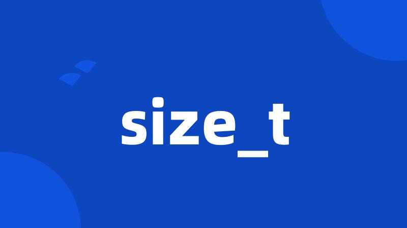 size_t