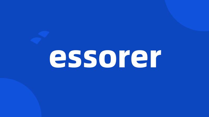 essorer