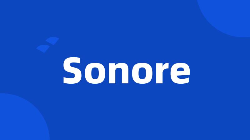 Sonore