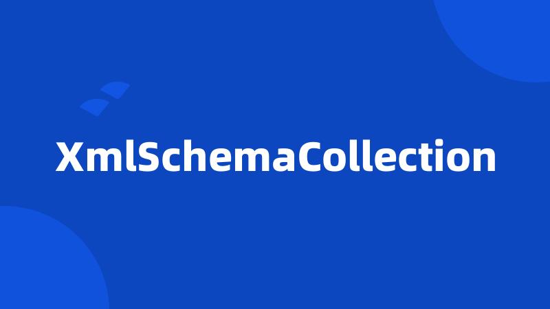 XmlSchemaCollection