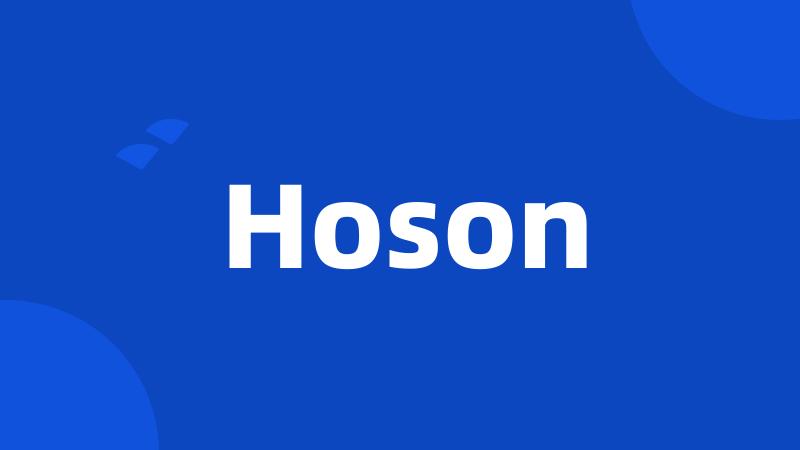 Hoson