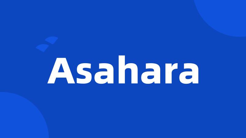 Asahara