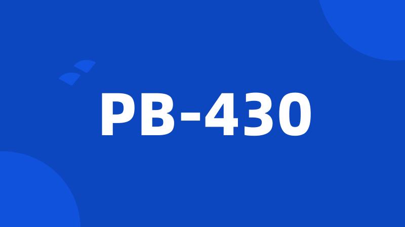 PB-430