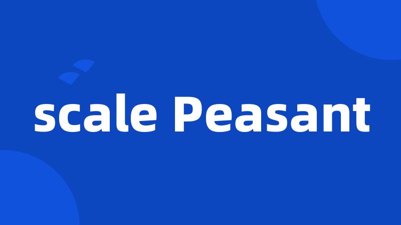 scale Peasant