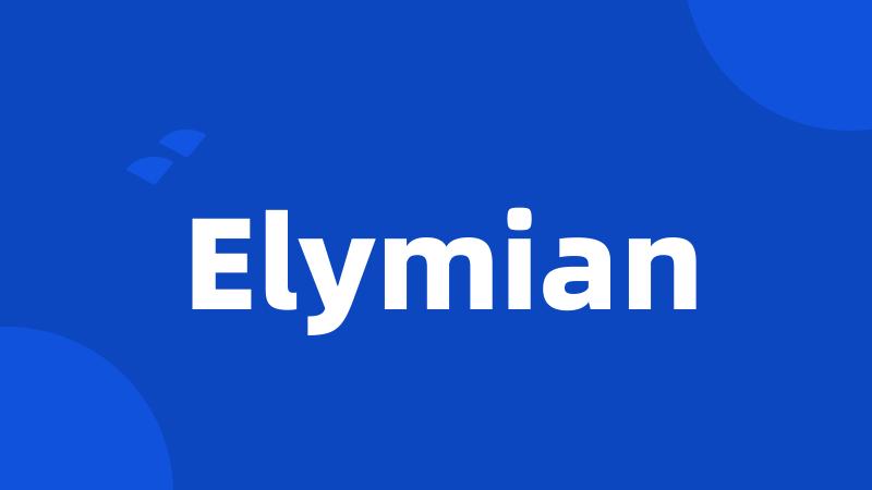 Elymian