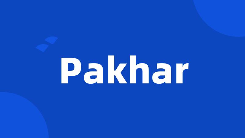 Pakhar