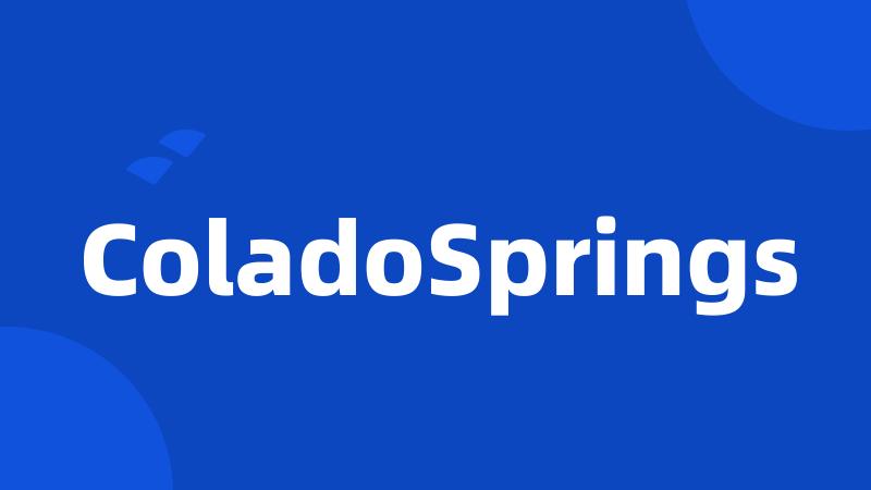 ColadoSprings