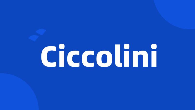 Ciccolini